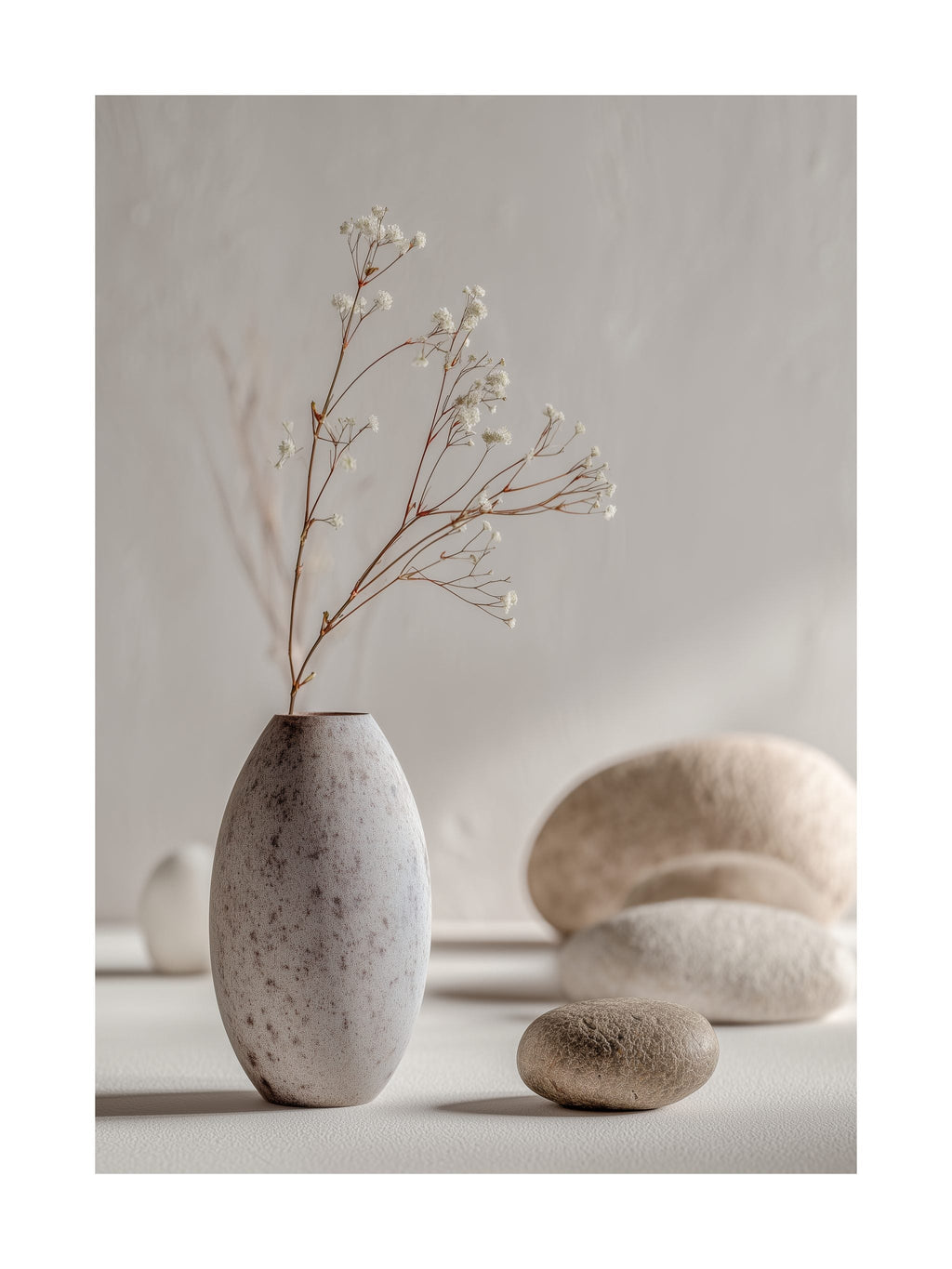 Soft Botanical Vase Poster
