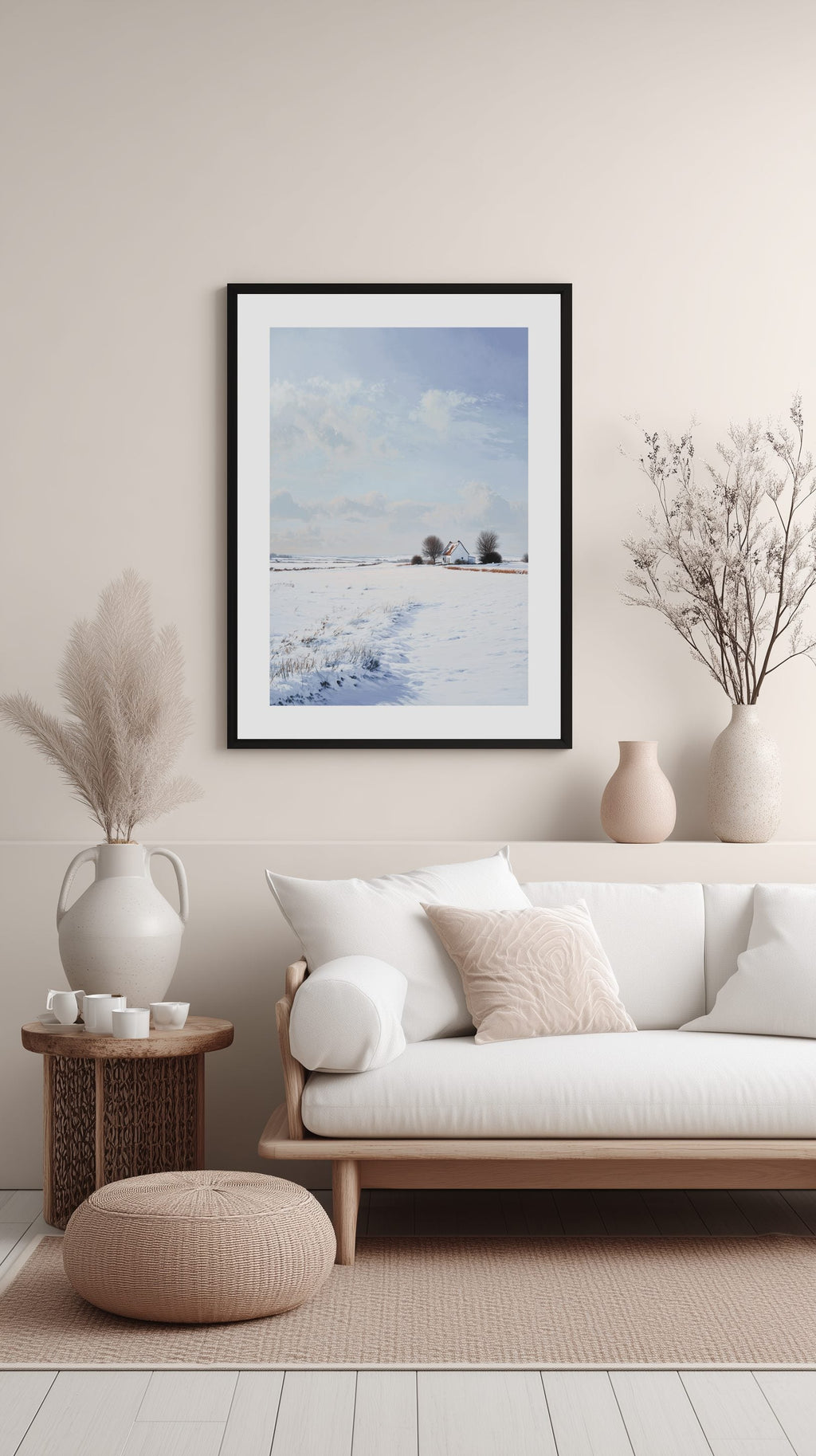 Snowfield Cottage Poster