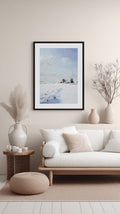 Snowfield Cottage Poster