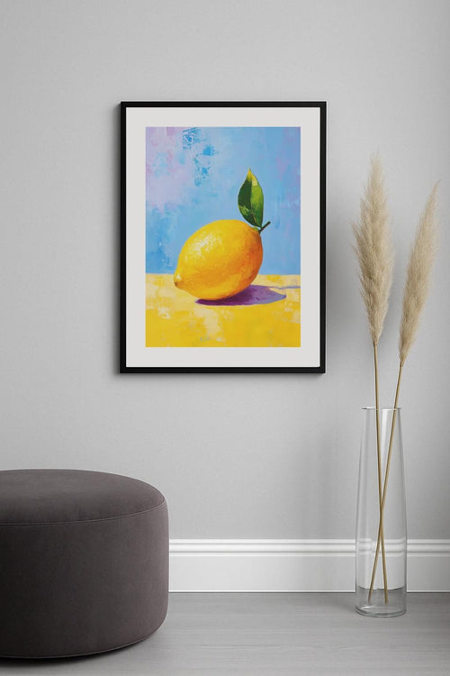 Bright Lemon Poster