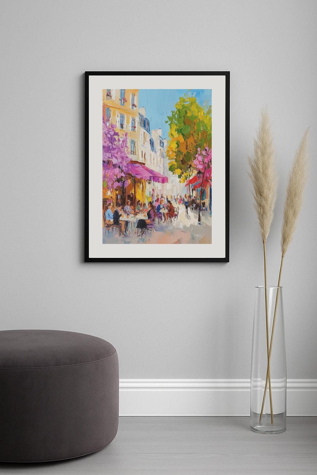 Lively Parisian Poster