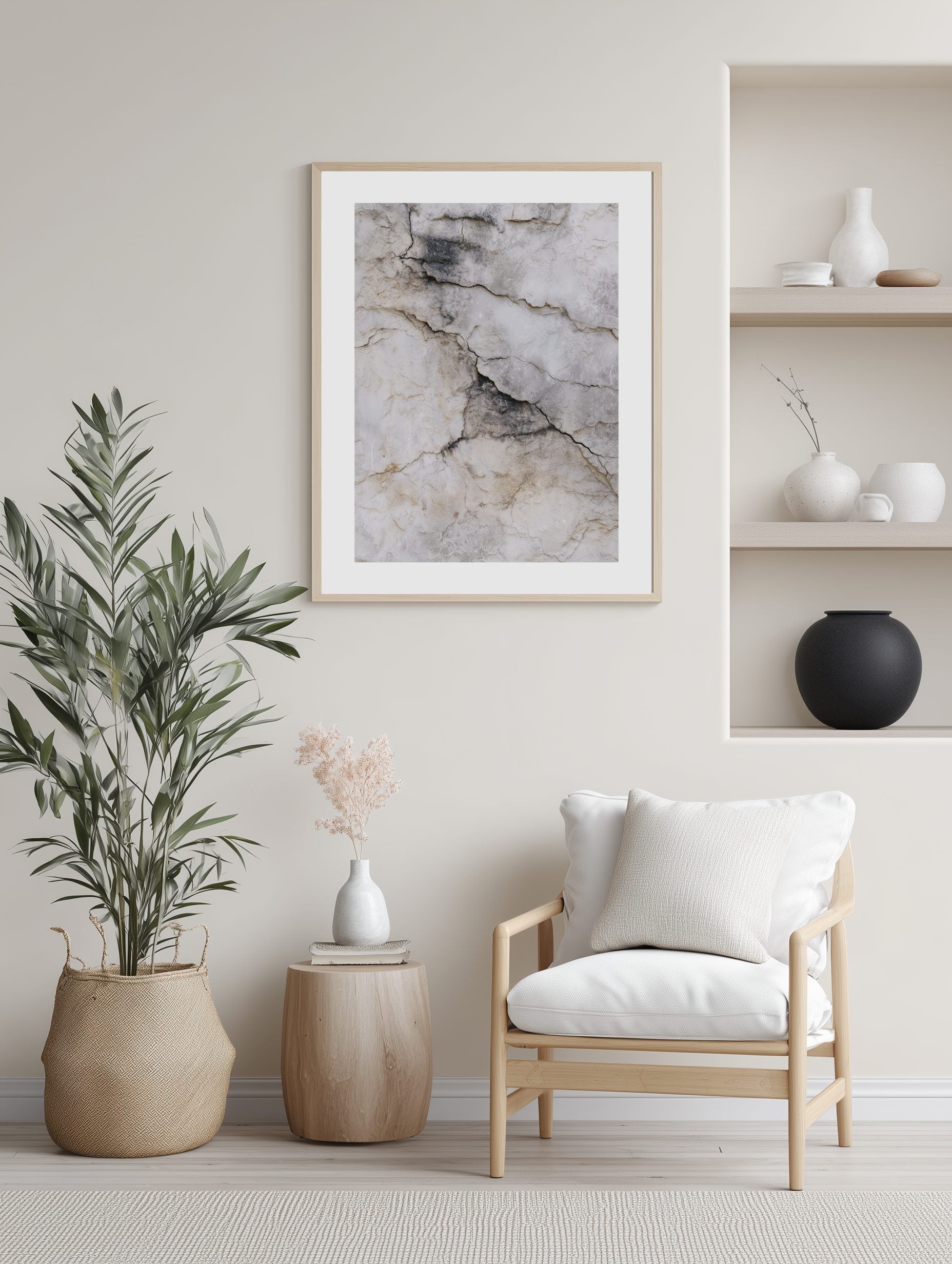 Cracked Earth Texture Poster