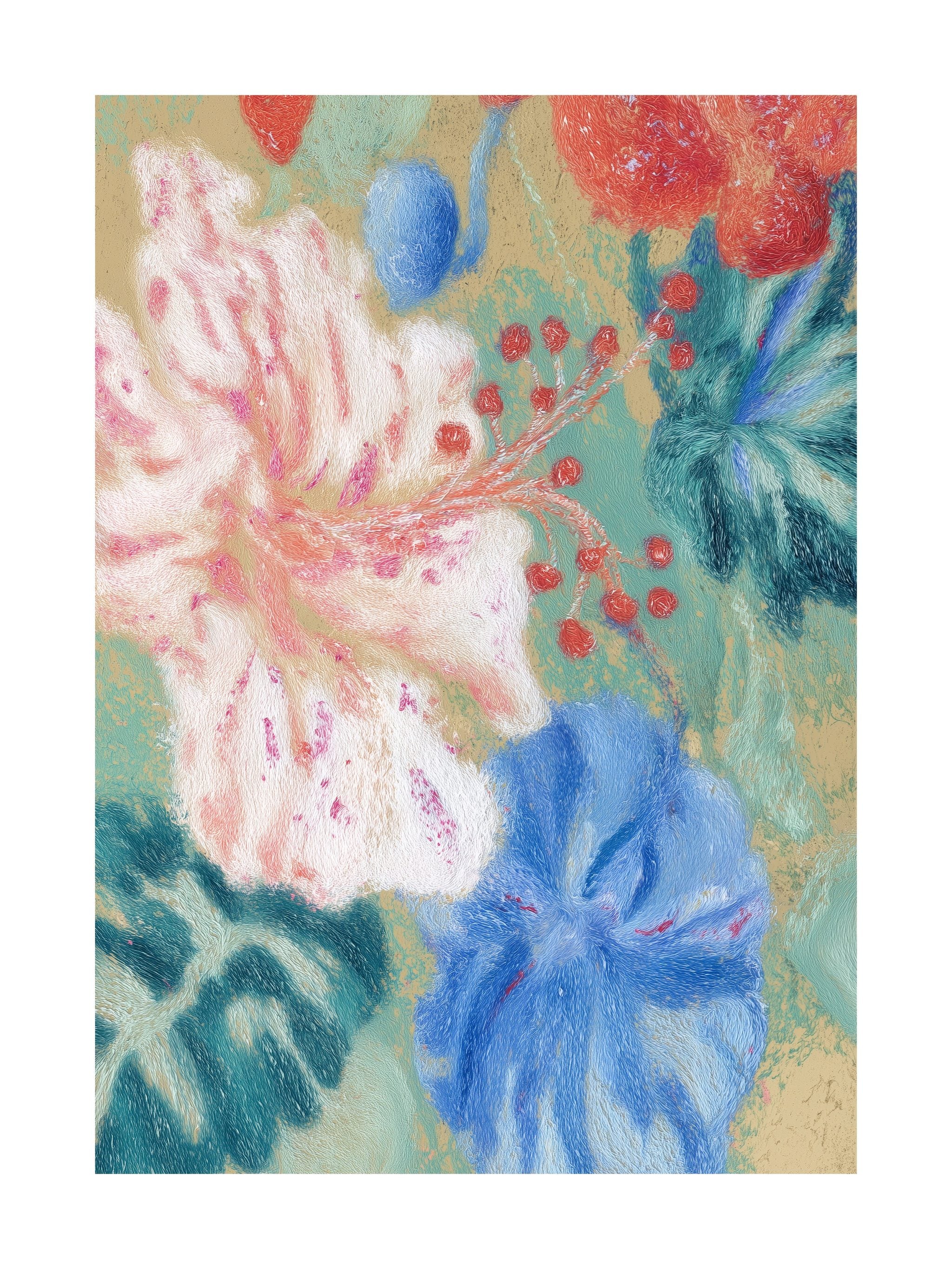 Tropical Bloom Harmony Poster