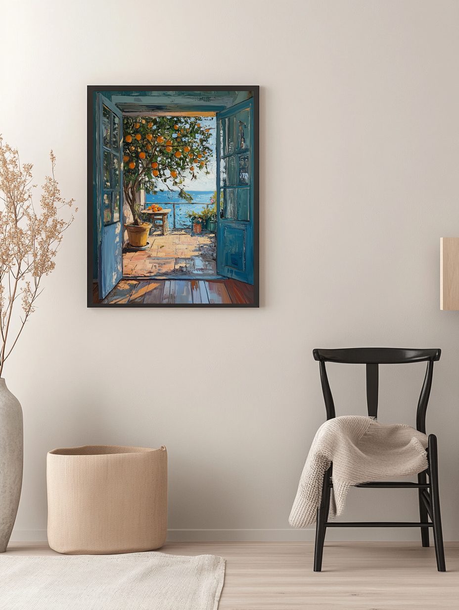 Orange Tree Serenity Poster