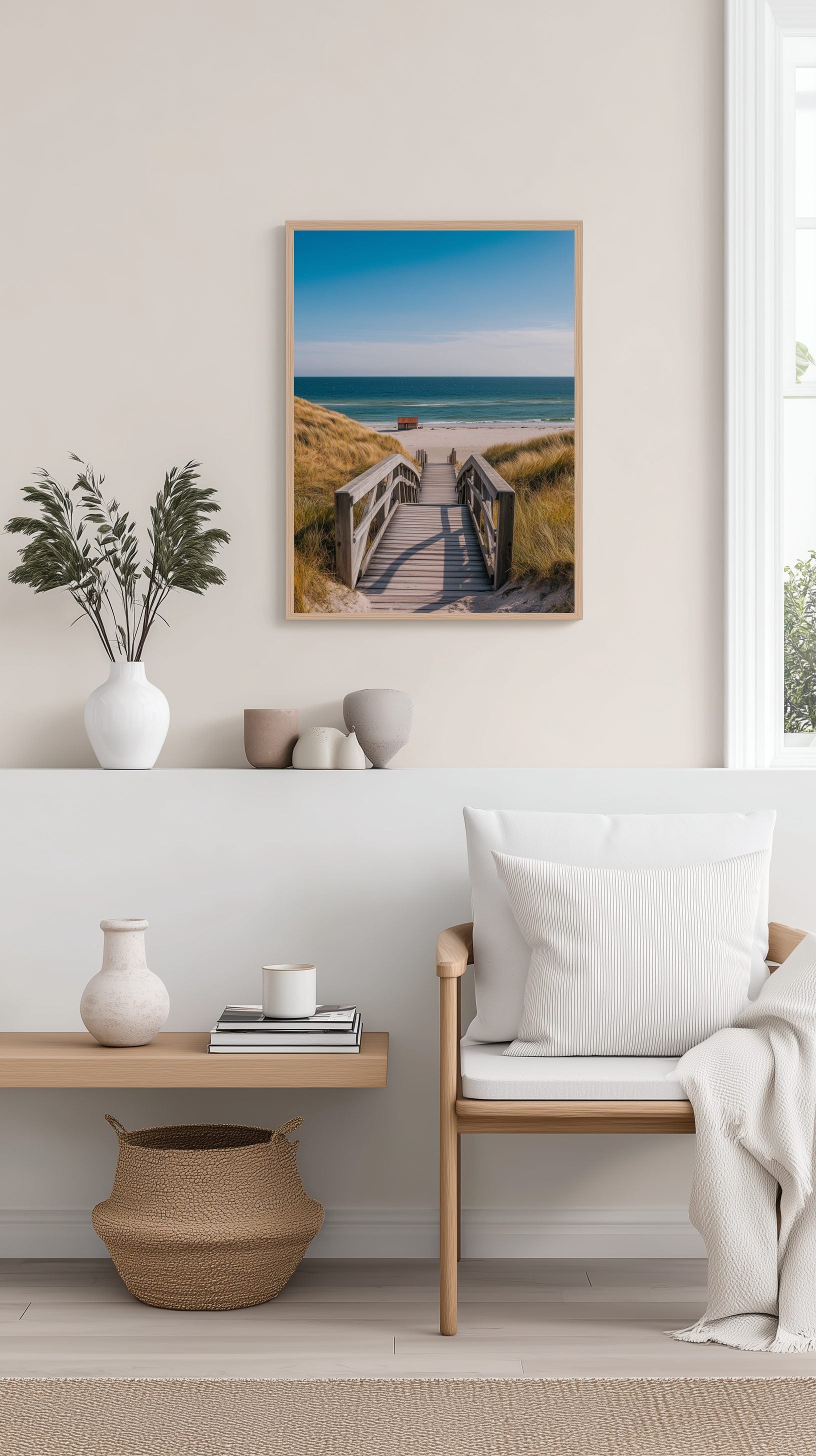 Skagen Beach Walk Poster