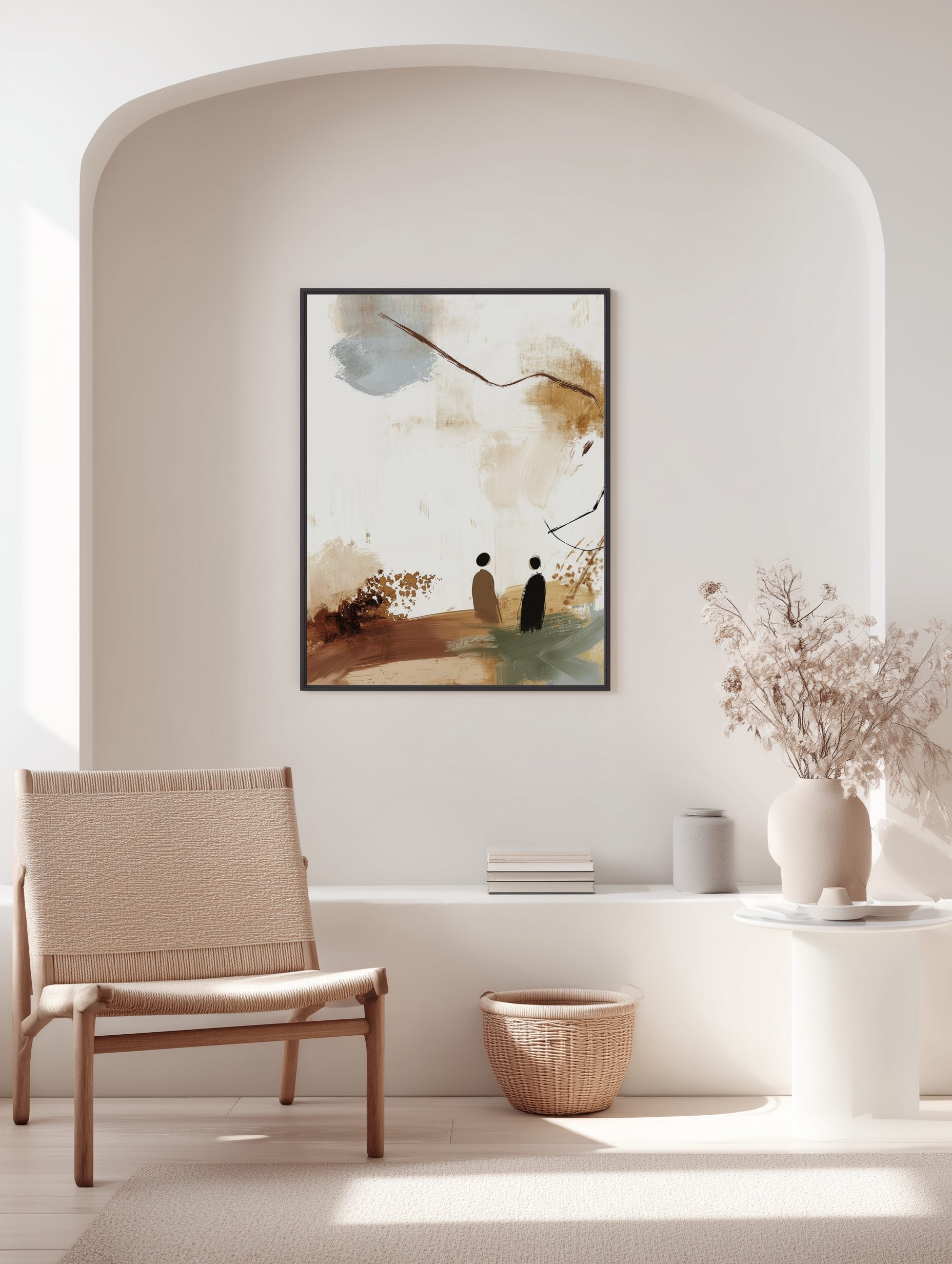 Abstract Encounter in Nature Poster