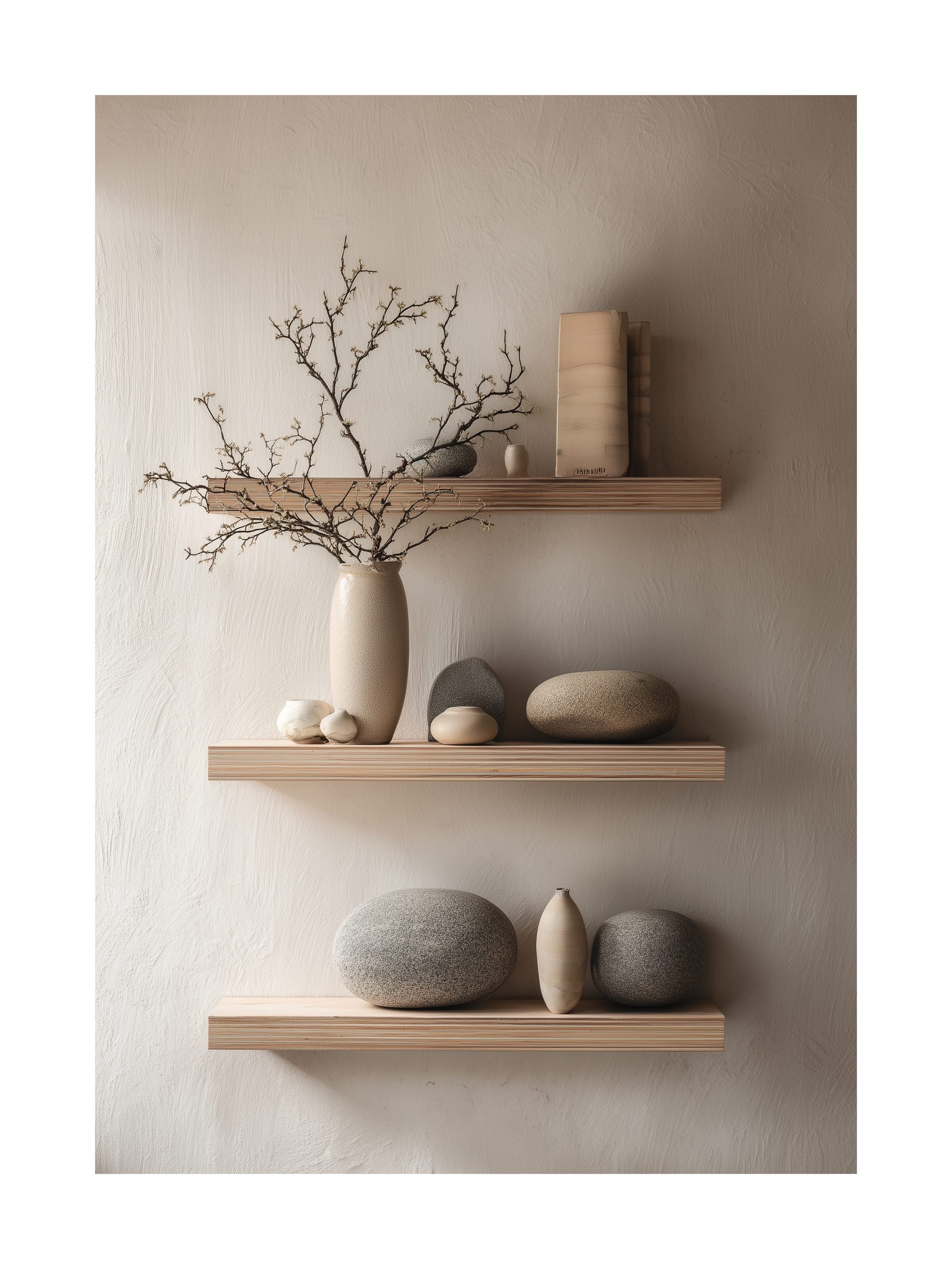 Scandinavian Shelf Decor Poster