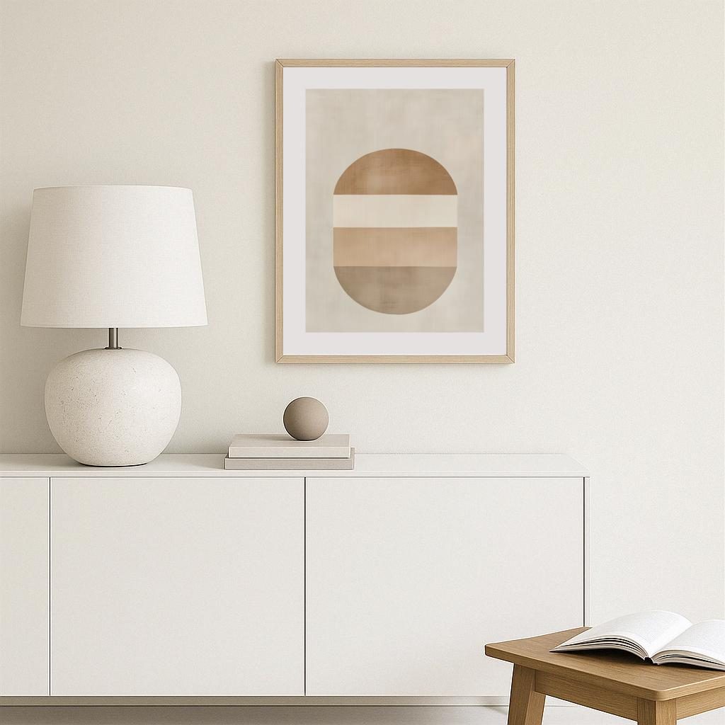 Earthy Horizon Poster