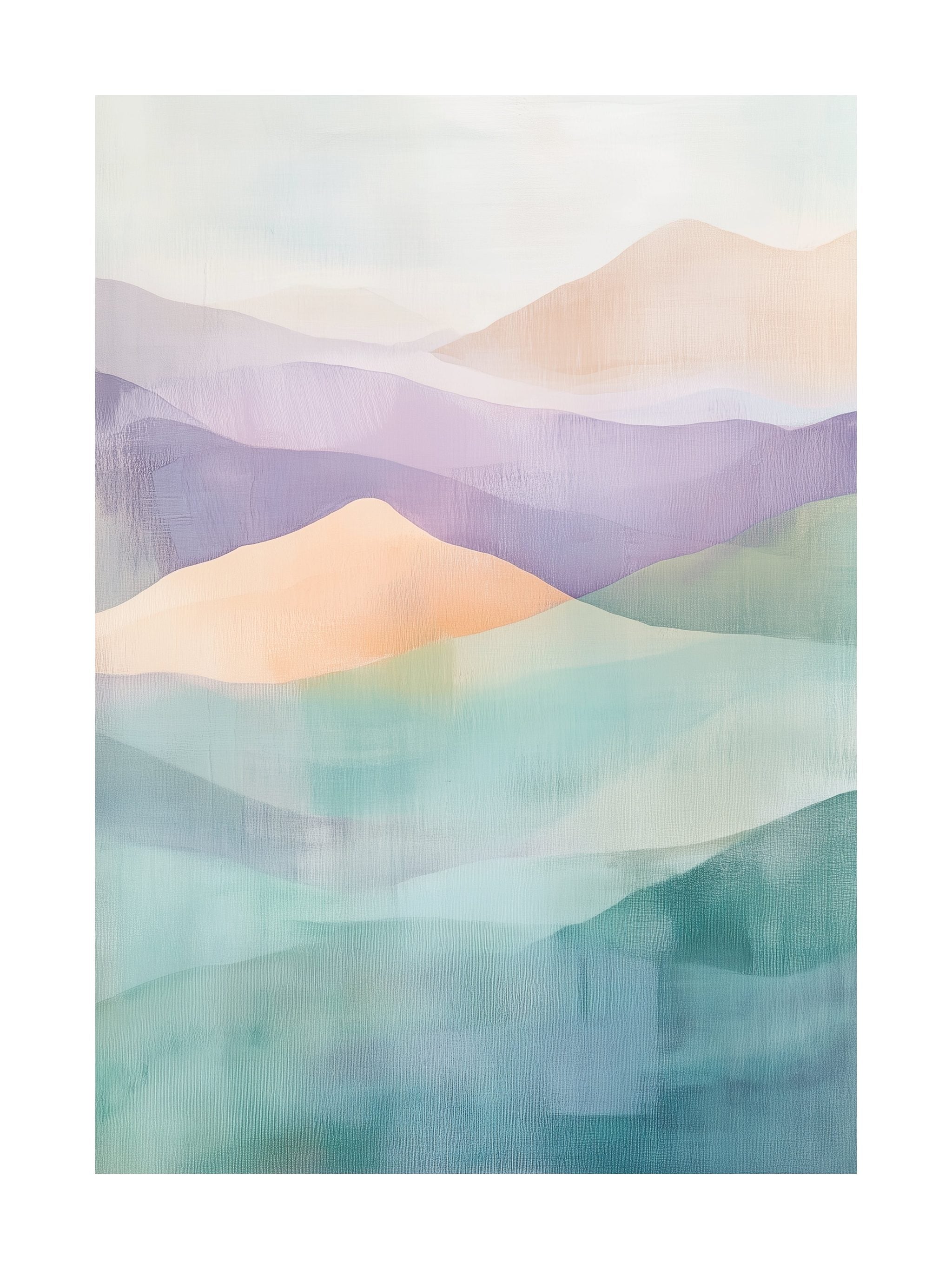Pastel Horizon Poster