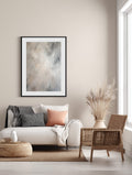 Soft Abstract Cloud Texture Poster
