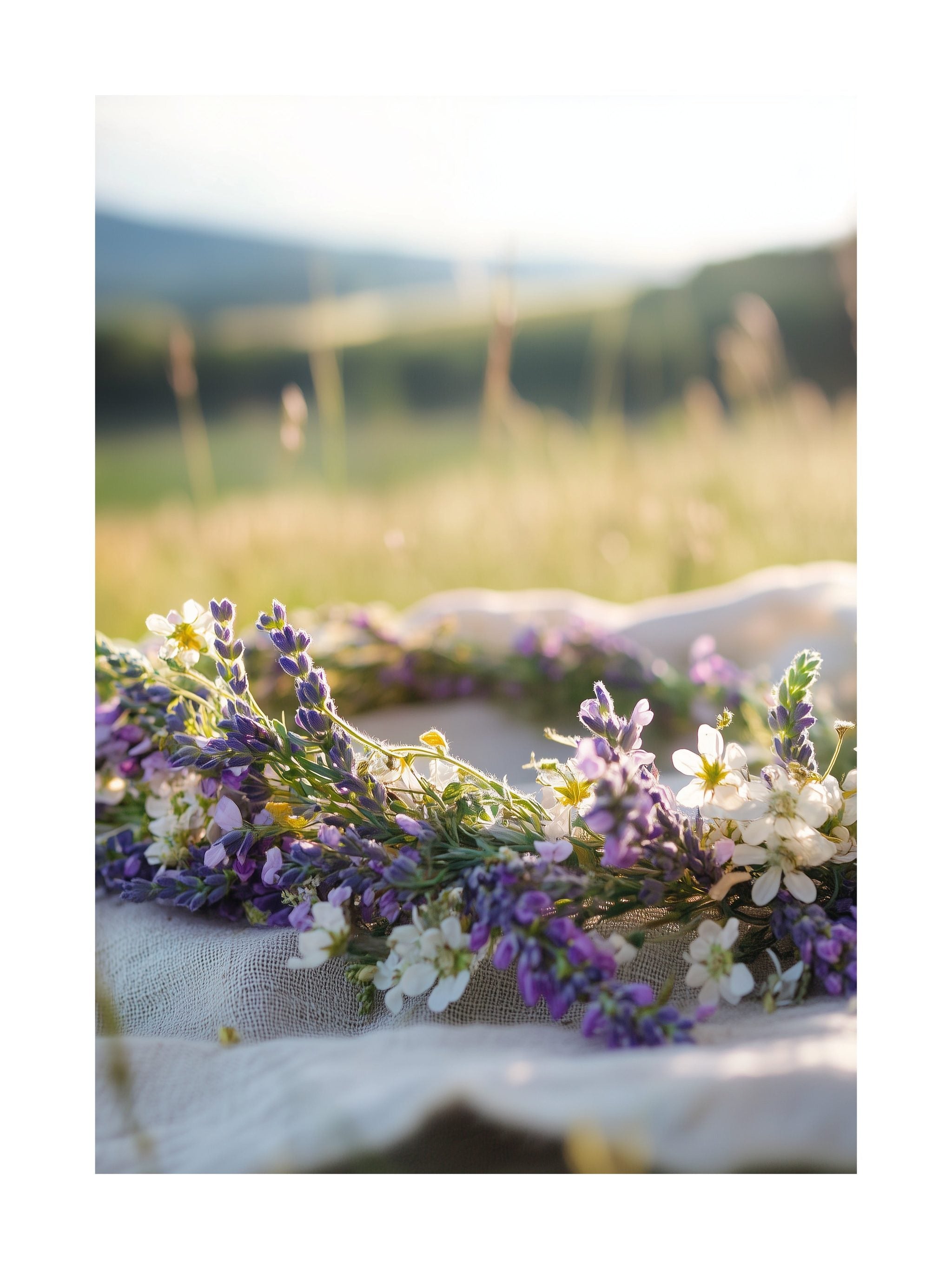 Midsummer Flower Crown Poster