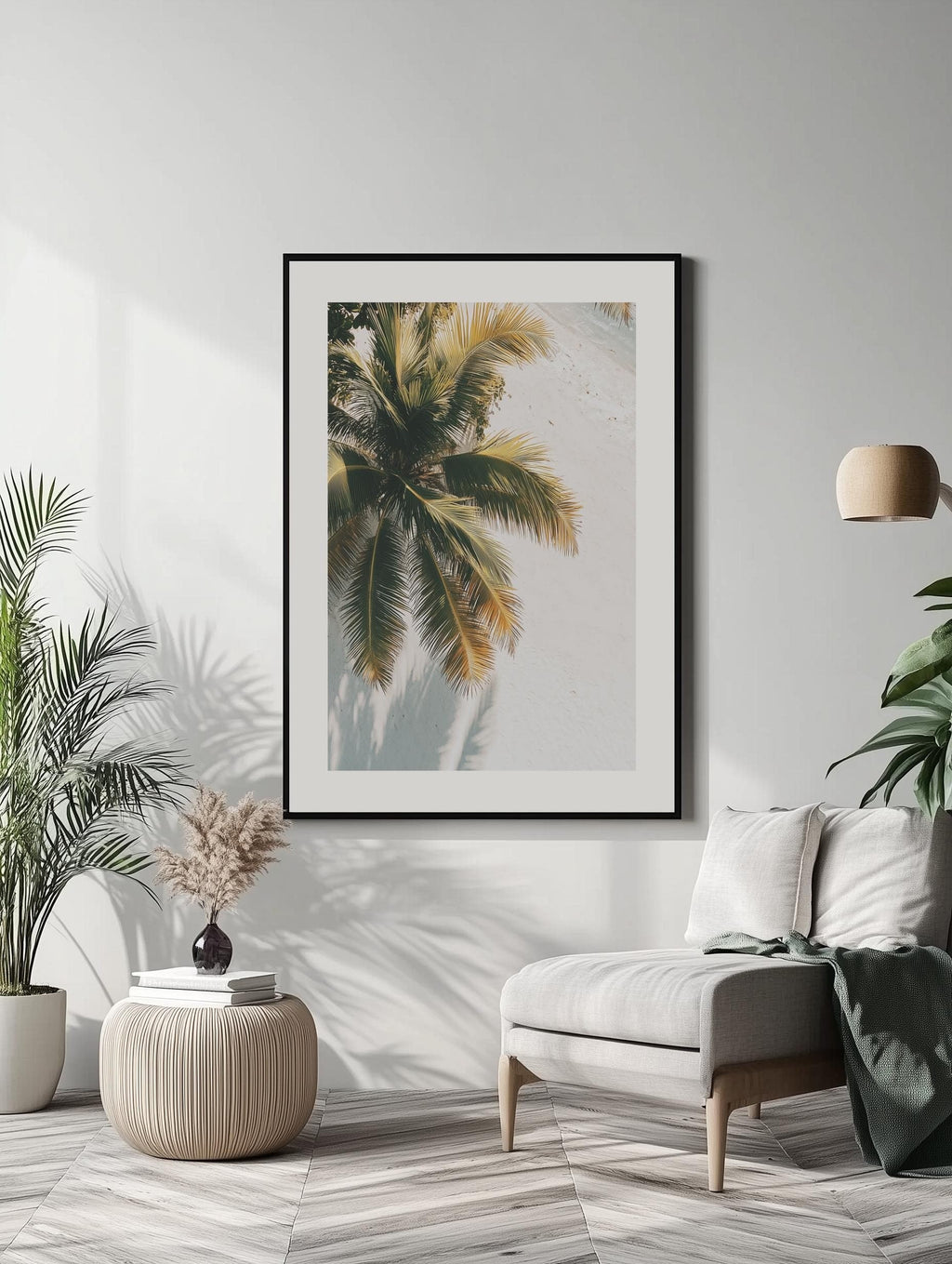 Golden Palm Serenity Poster